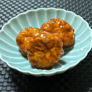うららの作ってみた!投稿(生姜をきかせた【ひりょうず（がんもどき）の甘酢あんかけ】)
