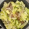 春キャベツともやし《とろ~り♡中華あんかけ》の工程2