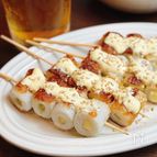 【チーズinちくわ串の柚子胡椒マヨ】コスパ抜群、居酒屋風♪