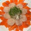 すみれの作ってみた!投稿(簡単で豪華見え!ほたてとサーモンのカルパッチョ)