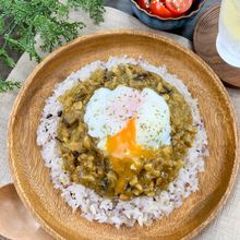 *きのこと大豆の具沢山ドライカレー*いつものルウで作れる◎