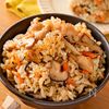 【もち麦入りのとり五目ご飯】簡単/うま味も食物繊維もたっぷり