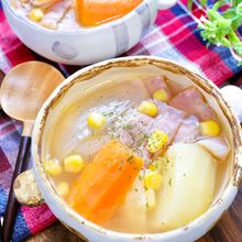レンジで時短！ホッと温まる♡『ミニポトフ風』