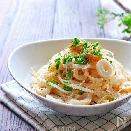 ひと鍋完結 もやしとちくわの和風春雨マヨサラダ By 松山絵美 レシピサイト Nadia ナディア プロの料理家のおいしいレシピ