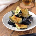 簡単やみつき！なすの海苔塩唐揚げ。