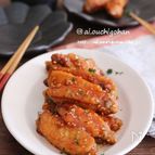 ボリューム満点が嬉しい♡手羽中の甘酢焼き♡
