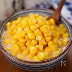 コーン缶のおいしい食べ方😋マヨめんつゆコーン😘🌽