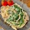 簡単！【鶏肉とほうれん草のクリーム煮】栄養満点