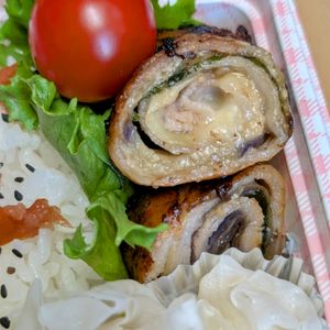 まゆのの作ってみた!投稿(【生焼け回避!絶品♡︎豚バラの茄子チーズロール】簡単/時短)