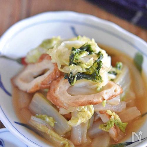 白菜とちくわの煮浸し【作り置き】