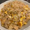ぐ〜たら子の作ってみた!投稿(5分でぱぱっとランチ♡明太しらすチャーハン)