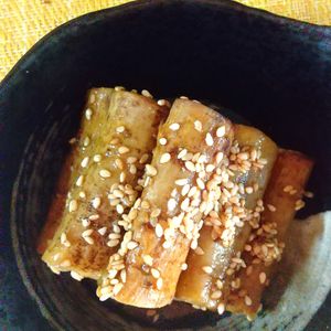 チョロリスの作ってみた!投稿(簡単おせち＊レンジでたたきごぼう)