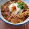 トロ〜リ温玉♪濃厚カレーうどん