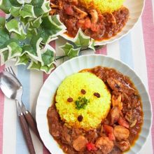 完熟トマトのシーフードカレー【ルー不使用、無水】