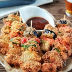 【我が家の串カツ】野菜もお肉もしっかり