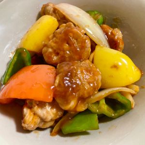 ゆかりの作ってみた!投稿(簡単!豚こま団子でヘルシー!揚げない酢豚)