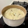 3種のきのこのやさしい豆乳スープの工程4