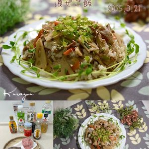 クラ蔵の作ってみた!投稿(れんこんと挽き肉の混ぜご飯。)