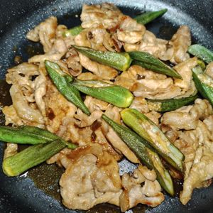 rantomoの作ってみた!投稿(材料2つ！焼くだけ！わさび酢ソースの和風ポークソテー)
