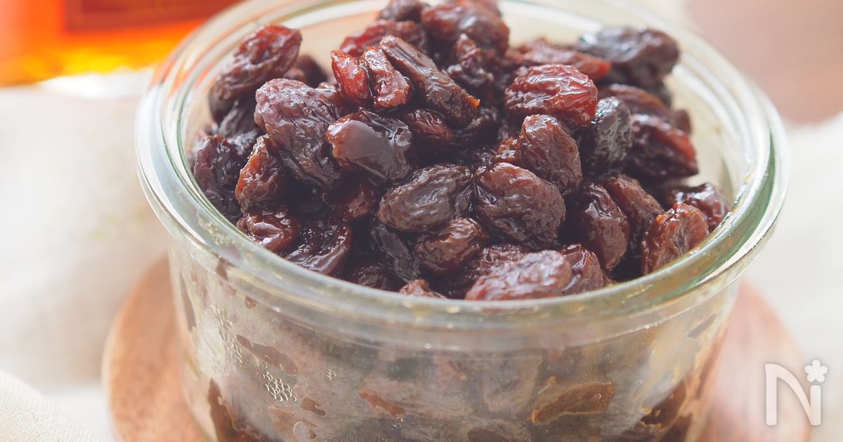 即席ラムレーズン。漬け込まず5分で完成！生チョコトリュフにも