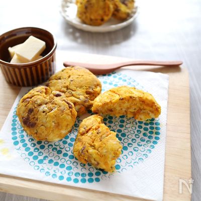 かぼちゃと小倉餡のソフトクッキー