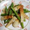 コスモスの作ってみた!投稿(【ごま好きにはたまらない！】ちくわとアスパラガスのごま和え)