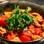ナンプラー香る。トマトと豚こまのアジアン酸辣麺