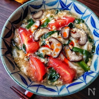材料費100円‼️ 【かき玉うどん】
