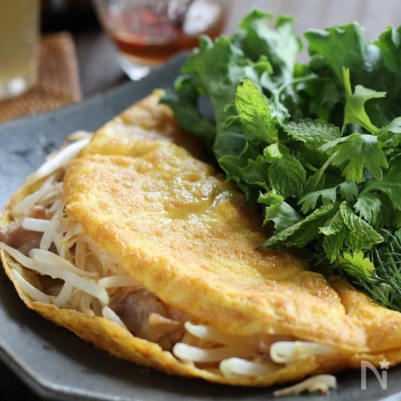 バインセオ（ベトナム風お好み焼き）