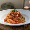 パリパリチキンとトマトのパスタの工程7