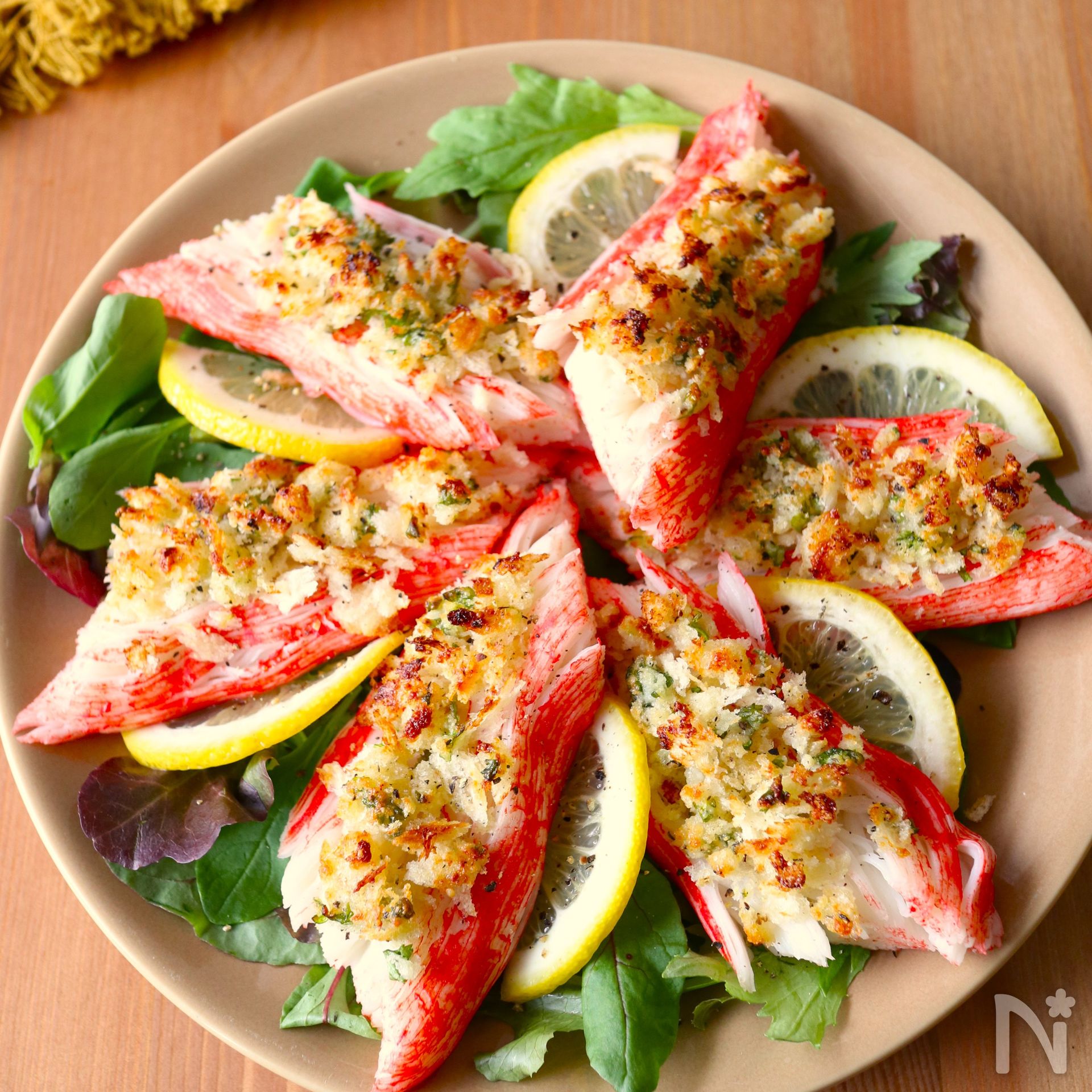 10分で完成!【カニかまの贅沢パン粉焼き】トースターで簡単♪ | レシピサイトNadia