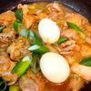【しょうがでポカポカ】鶏肉とネギのポン酢生姜煮の工程5
