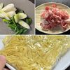 【豚肉と長ネギの香ばし塩焼きそば】ラクうま♡やみつきの一皿♪の下準備