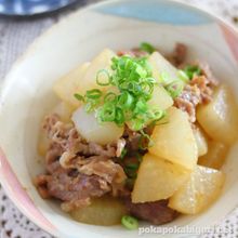 豚と大根の甘辛炒め