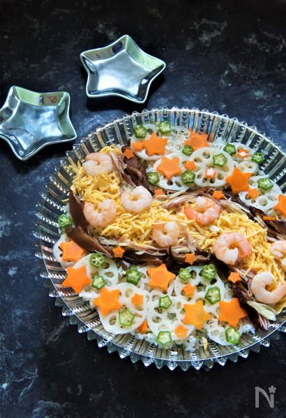 天の川チラシ混ぜ寿司