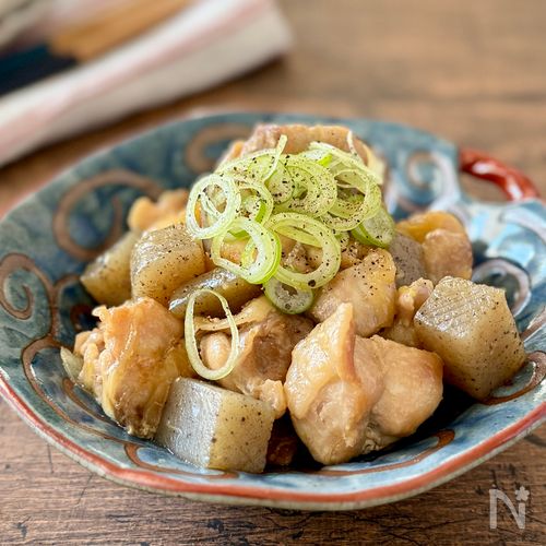 鶏こんにゃくのわさび炒め