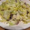 まなの作ってみた!投稿(キャベツ炒めってこんなに旨くなるんだ😵ぱくぱく大量消費😋)