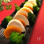【彩り豊か】柿とモッツァレラチーズのカプレーゼ