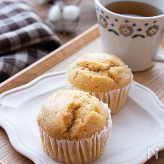 【フライパンで簡単】きなこの豆腐入り蒸しパン