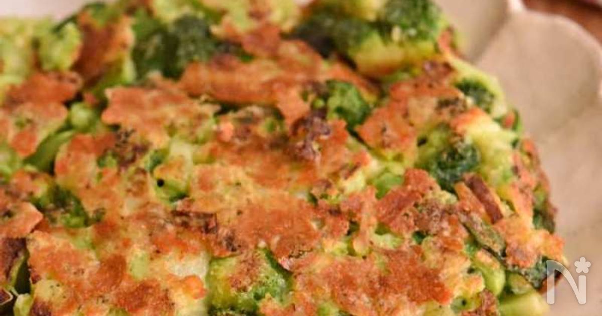 蒸し焼きブロッコリーのチーズ焼き