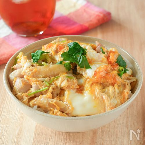 とろっと美味しい！半熟卵の親子丼