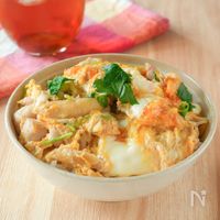 とろっと美味しい!半熟卵の親子丼
