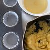 茹でて丸めてのせるだけ【米粉スイートポテトマフィン】の下準備
