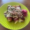 こむぎの作ってみた!投稿(【肉巻きチーズちくわのお好み焼き風】おつまみに♪)