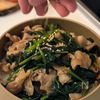 10分で完成【豚バラほうれん草丼】の工程4