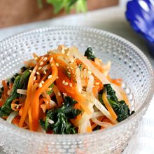 茹でて調味料と合わせるだけ♪簡単ナムル