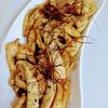 ゆみの作ってみた!投稿(簡単おつまみ【エリンギとちくわの麺つゆガーリック炒め】)