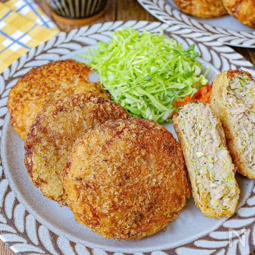 サクサク【お豆腐入りキャベツメンチカツ】キャベツ消費•冷凍可