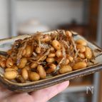 大豆とじゃこの甘辛炒め