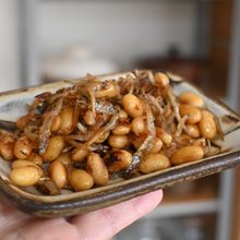 大豆とじゃこの甘辛炒め